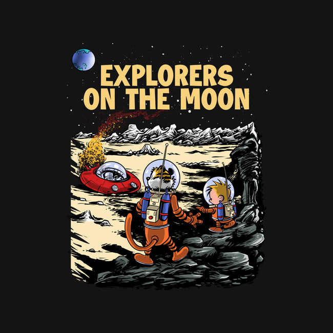 Explorers On The Moon-Baby-Basic-Onesie-zascanauta