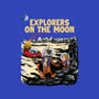 Explorers On The Moon-Womens-Fitted-Tee-zascanauta