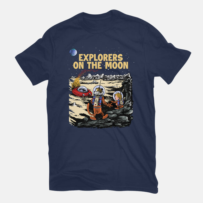 Explorers On The Moon-Unisex-Basic-Tee-zascanauta