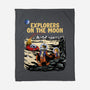 Explorers On The Moon-None-Fleece-Blanket-zascanauta