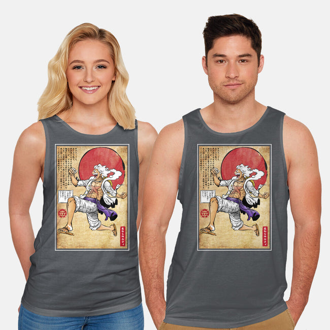 Gear Five Woodblock-Unisex-Basic-Tank-DrMonekers