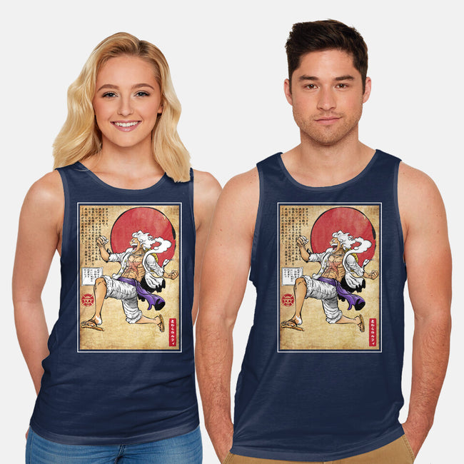 Gear Five Woodblock-Unisex-Basic-Tank-DrMonekers