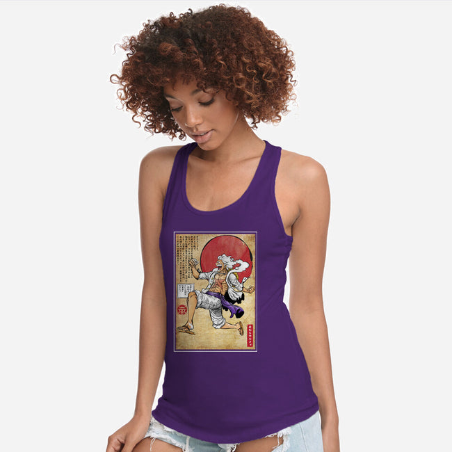 Gear Five Woodblock-Womens-Racerback-Tank-DrMonekers