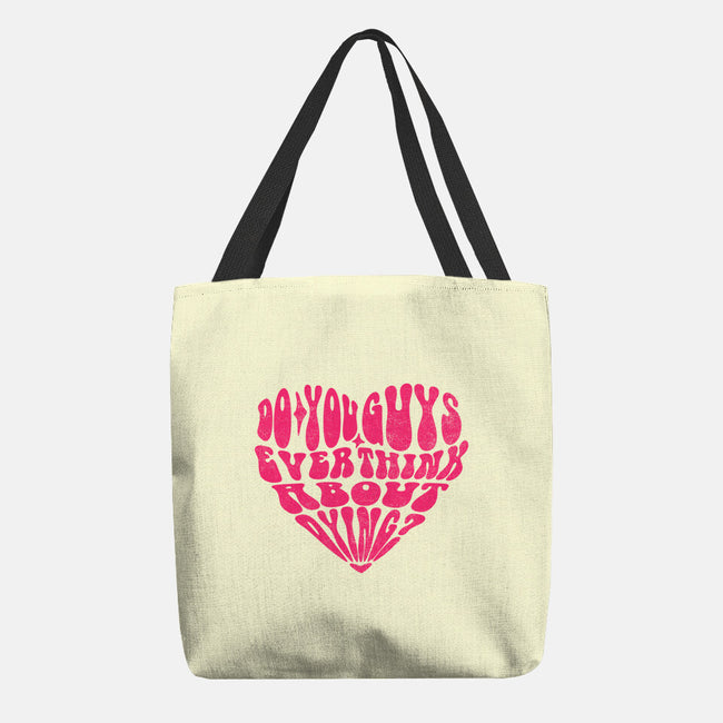 Think About Dying-None-Basic Tote-Bag-estudiofitas