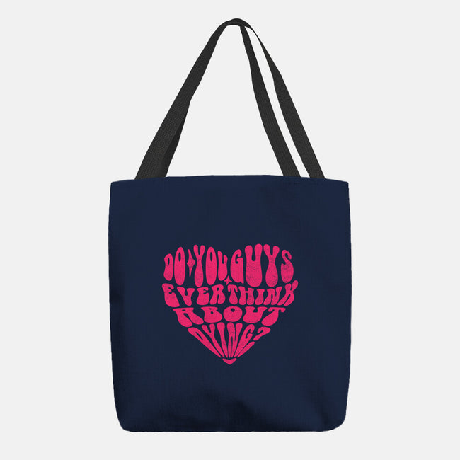 Think About Dying-None-Basic Tote-Bag-estudiofitas