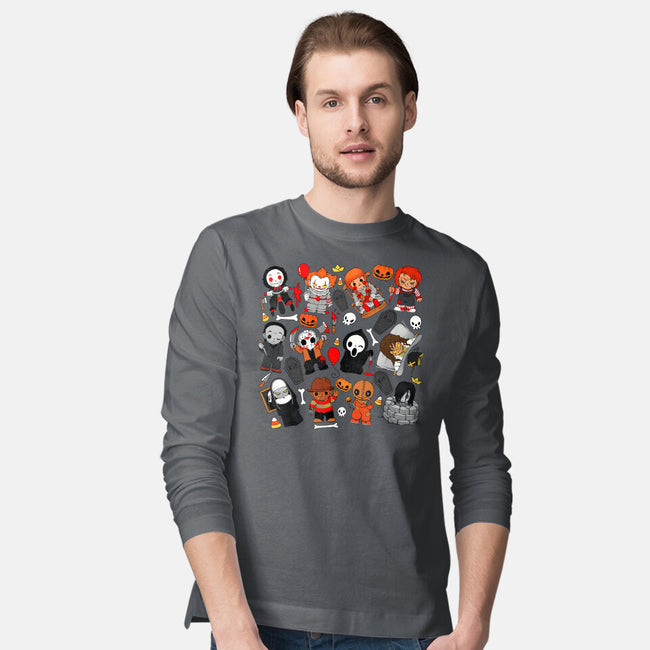 Horror Family-Mens-Long Sleeved-Tee-Vallina84