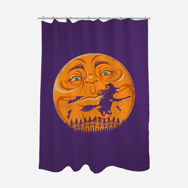 Witchy Moon-None-Polyester-Shower Curtain-kennsing