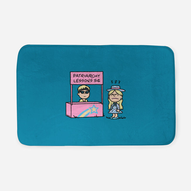 Patriarchy Lessons-None-Memory Foam-Bath Mat-Raffiti