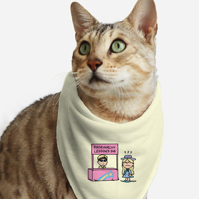 Patriarchy Lessons-Cat-Bandana-Pet Collar-Raffiti