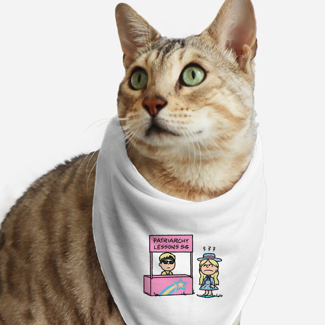 Patriarchy Lessons-Cat-Bandana-Pet Collar-Raffiti