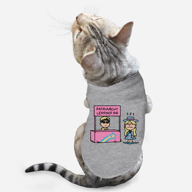 Patriarchy Lessons-Cat-Basic-Pet Tank-Raffiti