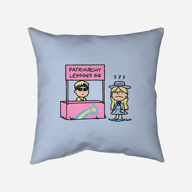 Patriarchy Lessons-None-Removable Cover w Insert-Throw Pillow-Raffiti