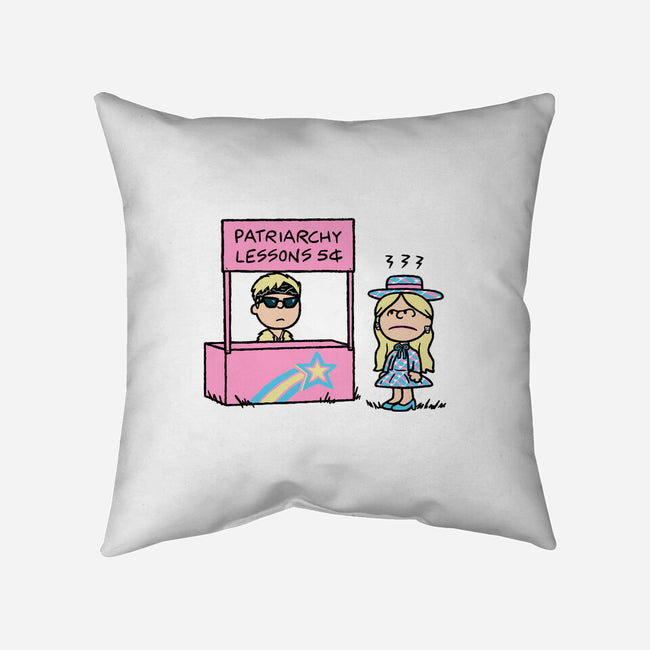 Patriarchy Lessons-None-Removable Cover w Insert-Throw Pillow-Raffiti