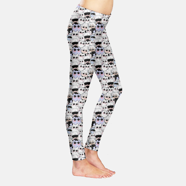 Gojo Satoru Neko-Womens-All Over Print Full Length-Leggings-barobaro