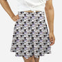 Gojo Satoru Neko-Womens-All Over Print Skater-Skirt-barobaro