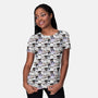 Gojo Satoru Neko-Womens-All Over Print Crew Neck-Tee-barobaro