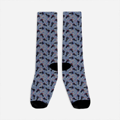 Ramen Ramen Ramen-Unisex-All Over Print Crew-Socks-FHoffman