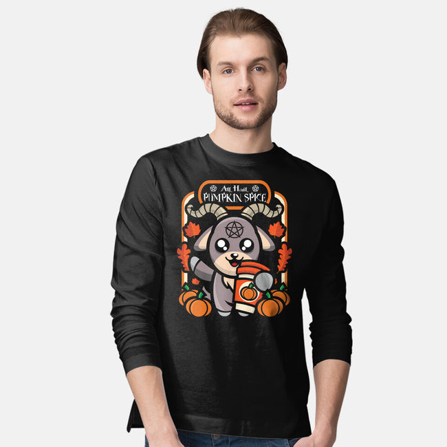 All Hail Pumpkin Spice-Mens-Long Sleeved-Tee-jrberger