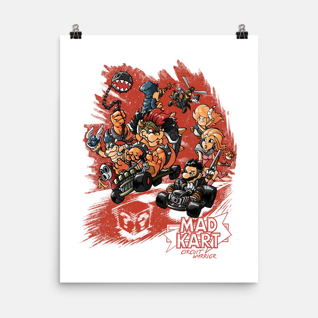 Mad Kart-None-Matte-Poster-TonyCenteno