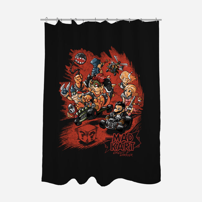 Mad Kart-None-Polyester-Shower Curtain-TonyCenteno