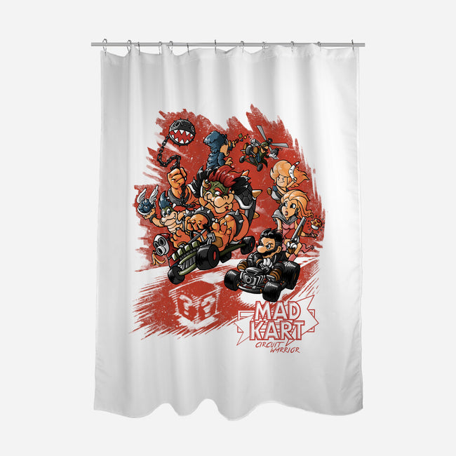 Mad Kart-None-Polyester-Shower Curtain-TonyCenteno