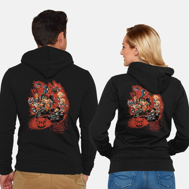 Mad Kart-Unisex-Zip-Up-Sweatshirt-TonyCenteno