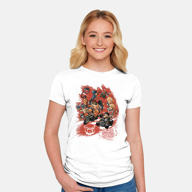 Mad Kart-Womens-Fitted-Tee-TonyCenteno