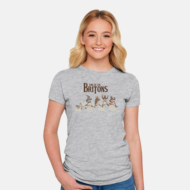 King Of The Britons-Womens-Fitted-Tee-kg07