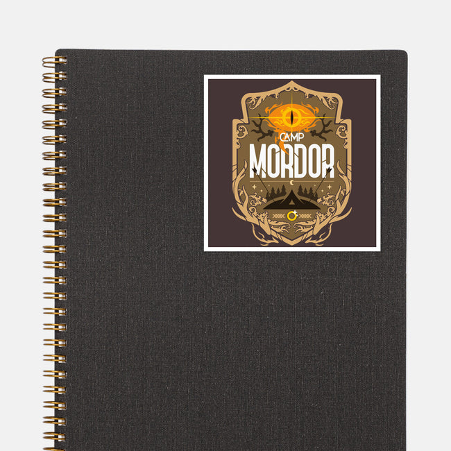 Camp Mordor-None-Glossy-Sticker-BadBox