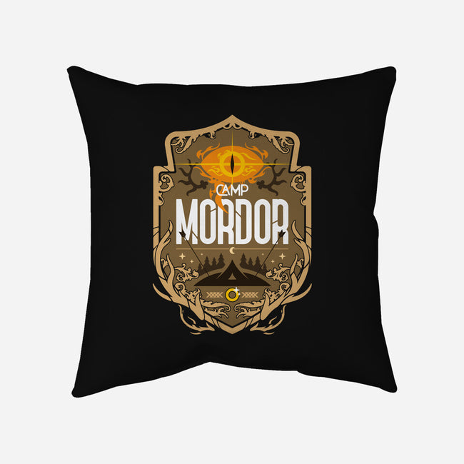 Camp Mordor-None-Non-Removable Cover w Insert-Throw Pillow-BadBox