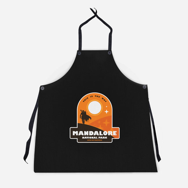 Mandalore National Park-Unisex-Kitchen-Apron-BadBox