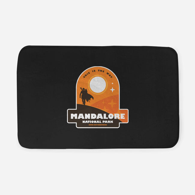 Mandalore National Park-None-Memory Foam-Bath Mat-BadBox