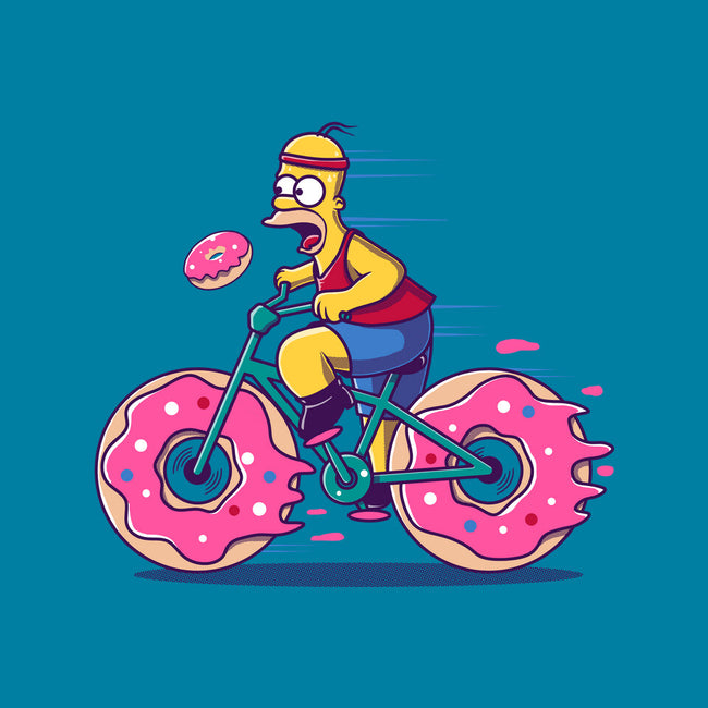 Donut Cycling-None-Removable Cover w Insert-Throw Pillow-erion_designs