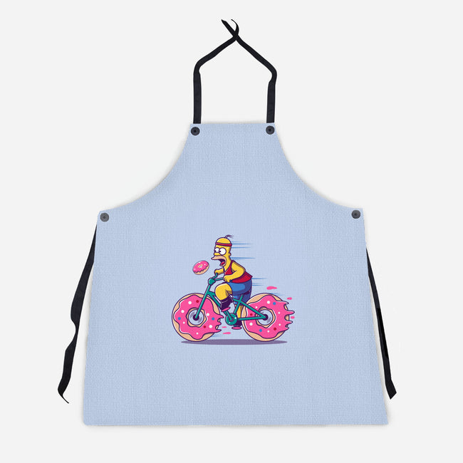 Donut Cycling-Unisex-Kitchen-Apron-erion_designs