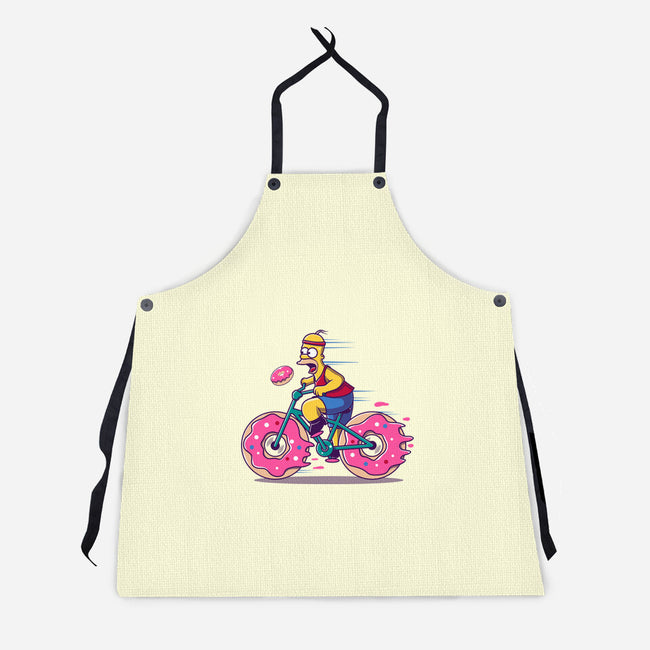 Donut Cycling-Unisex-Kitchen-Apron-erion_designs