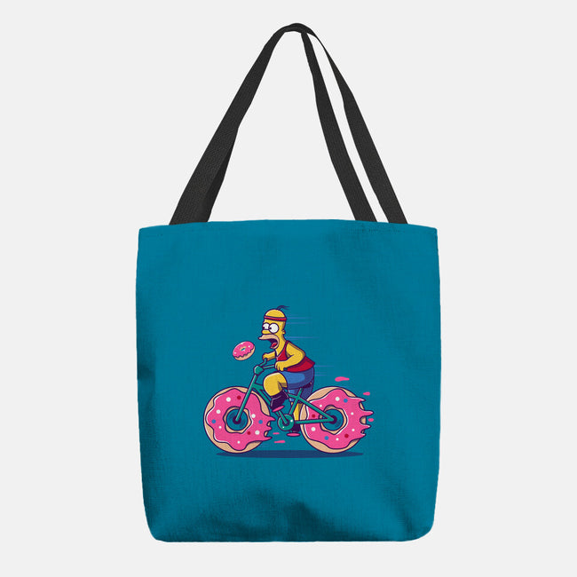 Donut Cycling-None-Basic Tote-Bag-erion_designs