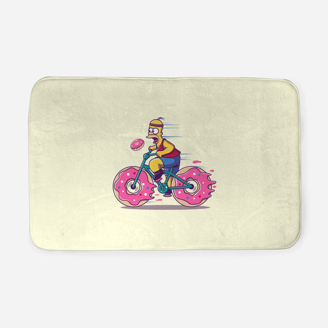 Donut Cycling-None-Memory Foam-Bath Mat-erion_designs