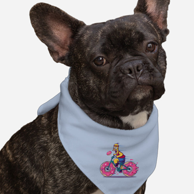 Donut Cycling-Dog-Bandana-Pet Collar-erion_designs