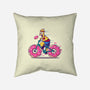 Donut Cycling-None-Removable Cover w Insert-Throw Pillow-erion_designs