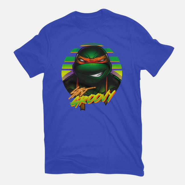 Stay Groovy Turtle-Unisex-Basic-Tee-Getsousa!