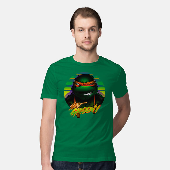 Stay Groovy Turtle-Mens-Premium-Tee-Getsousa!