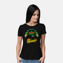 Stay Groovy Turtle-Womens-Basic-Tee-Getsousa!