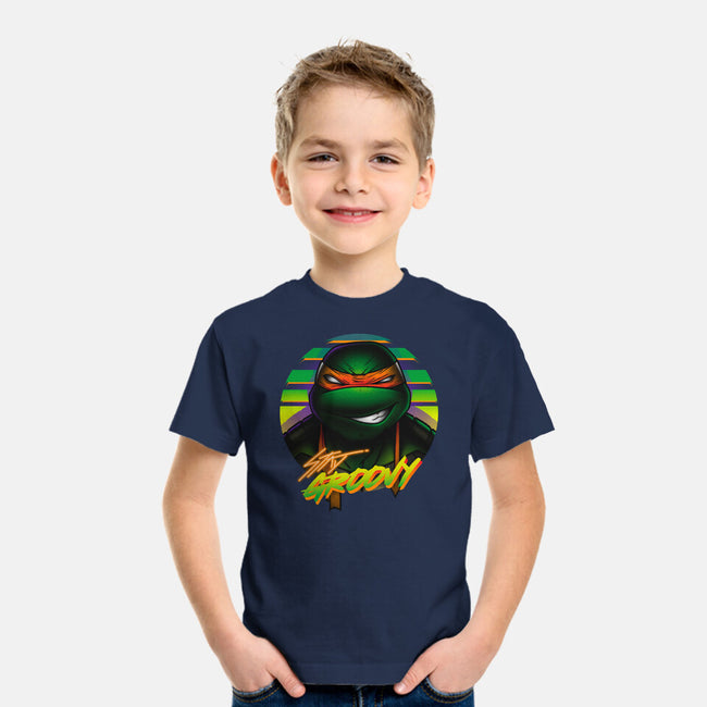 Stay Groovy Turtle-Youth-Basic-Tee-Getsousa!