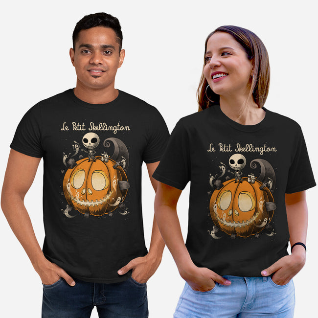 Le Petit Skellington-Unisex-Basic-Tee-Studio Mootant