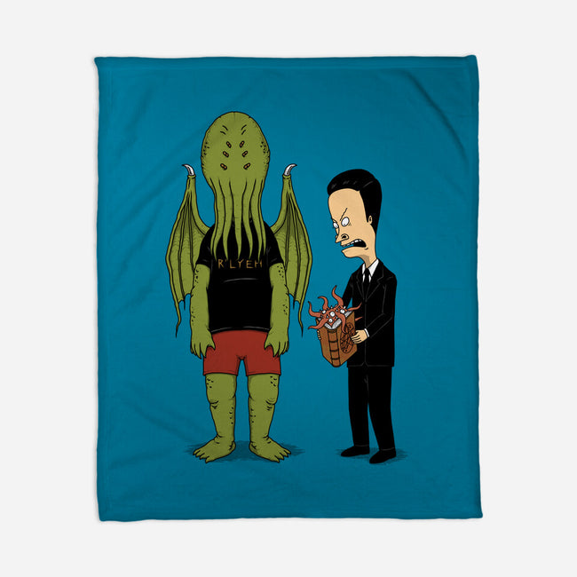 Cosmic Horror Is Cool-None-Fleece-Blanket-pigboom