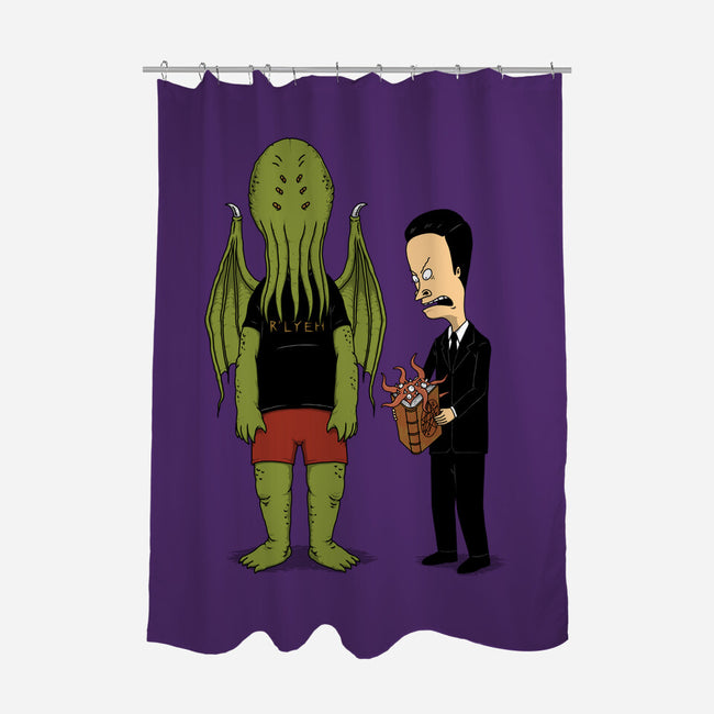 Cosmic Horror Is Cool-None-Polyester-Shower Curtain-pigboom