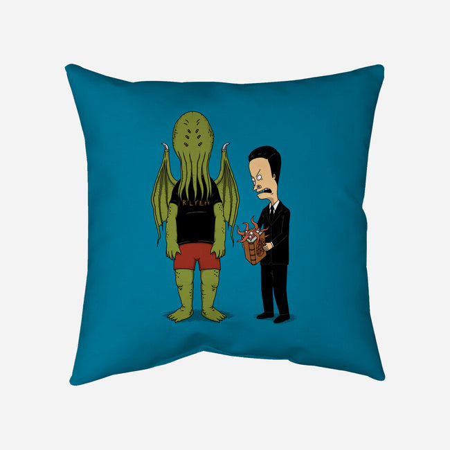 Cosmic Horror Is Cool-None-Removable Cover w Insert-Throw Pillow-pigboom