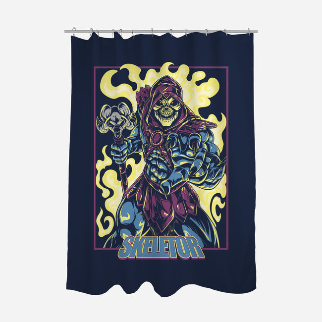 Skeletor Master-None-Polyester-Shower Curtain-Nihon Bunka