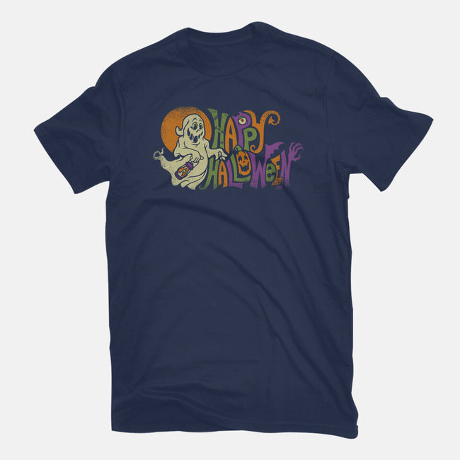 Spooky Halloween-Youth-Basic-Tee-kennsing