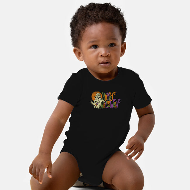 Spooky Halloween-Baby-Basic-Onesie-kennsing